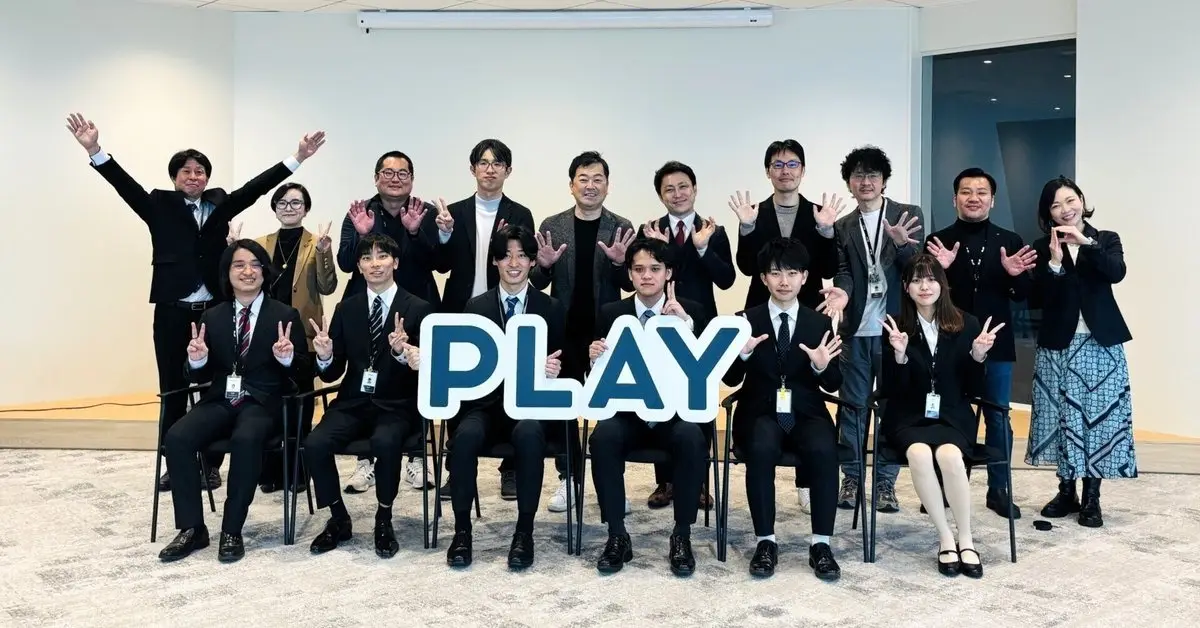 個の力を信じ 己を解き放て―PLAY入社式